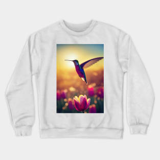 Beautiful colorful hummingbird Crewneck Sweatshirt